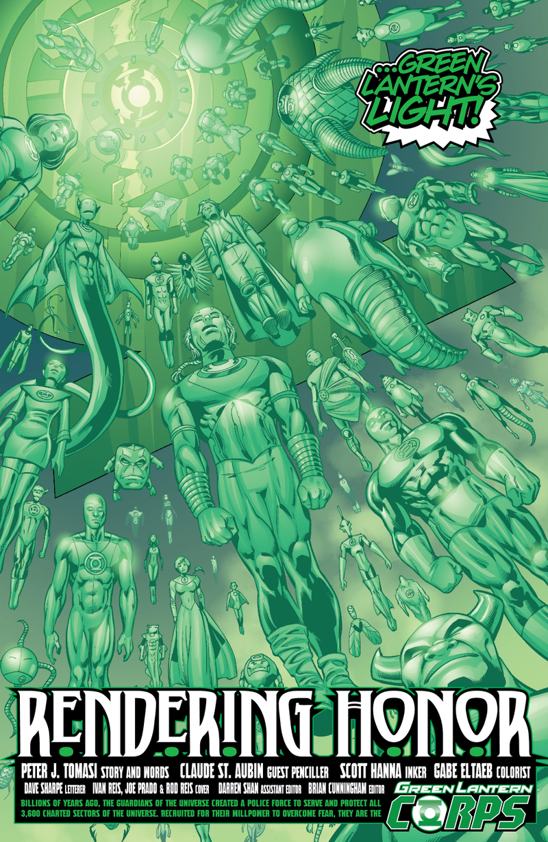Illustration for article titled In this preview of Green Lantern Corps, see what a Green Lantern's funeral looks like